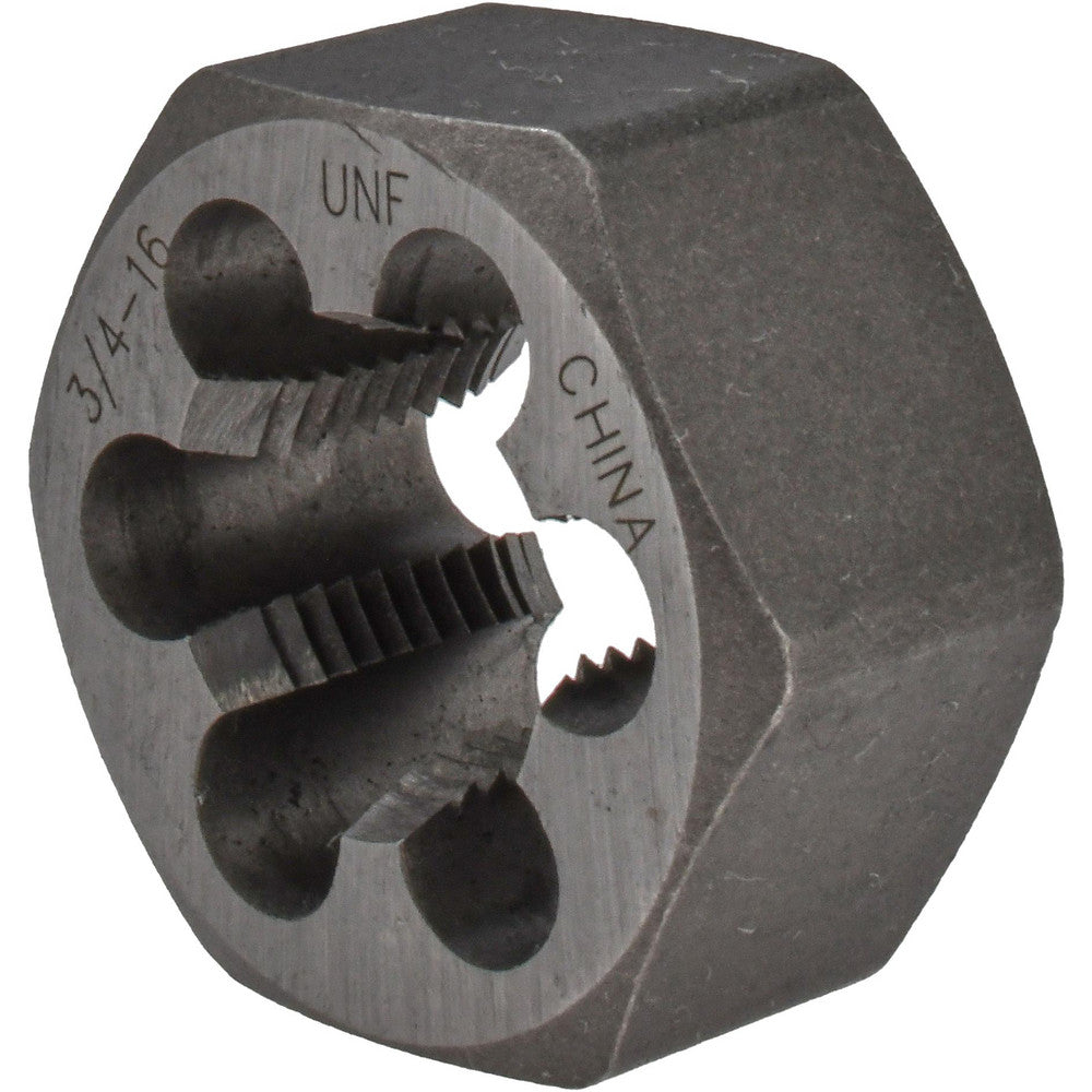 Value Collection 365-0482 Hex Rethreading Die 3/4-16, Right Hand, Carbon Steel
