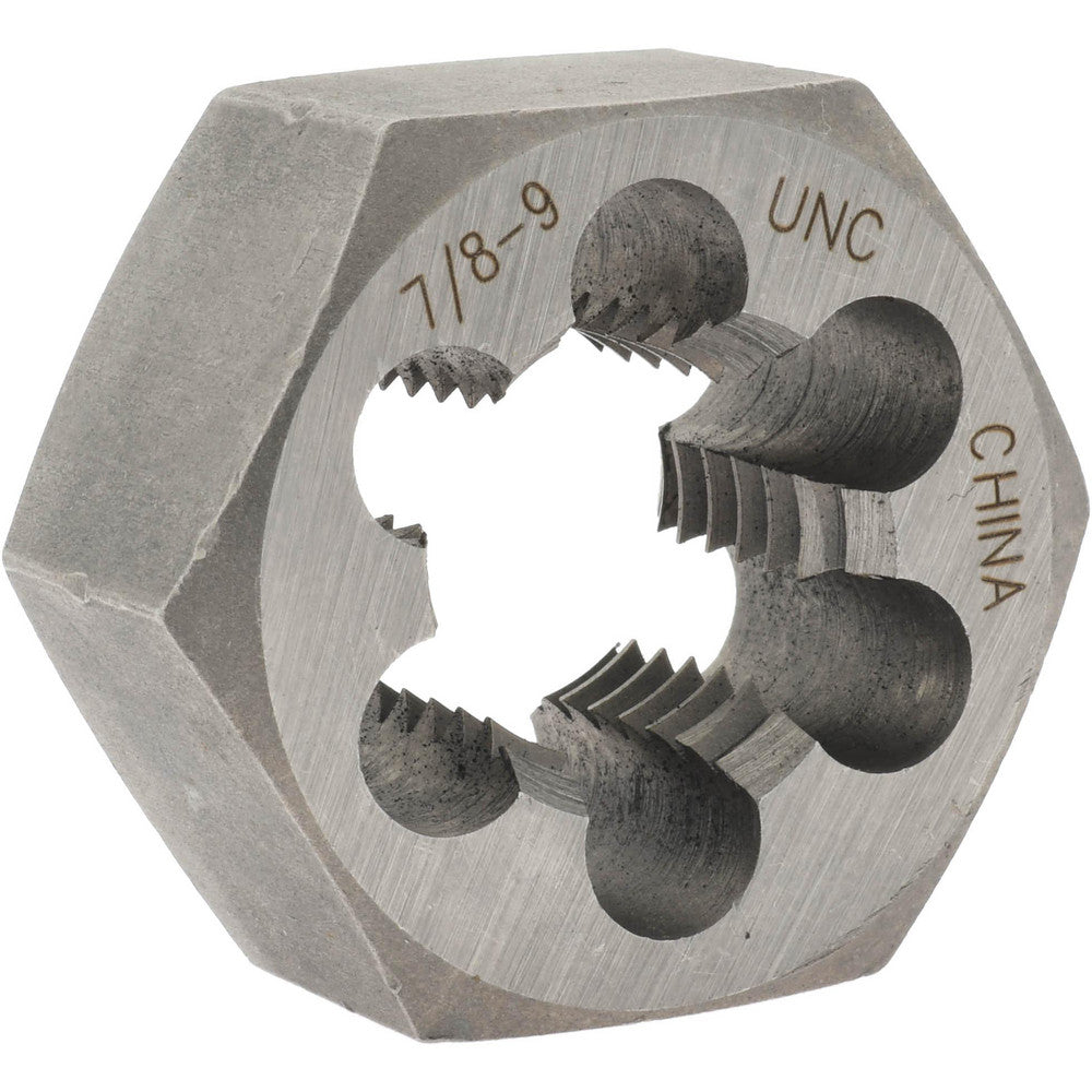 Value Collection 365-0561 Hex Rethreading Die 7/8-9, Right Hand, Carbon Steel