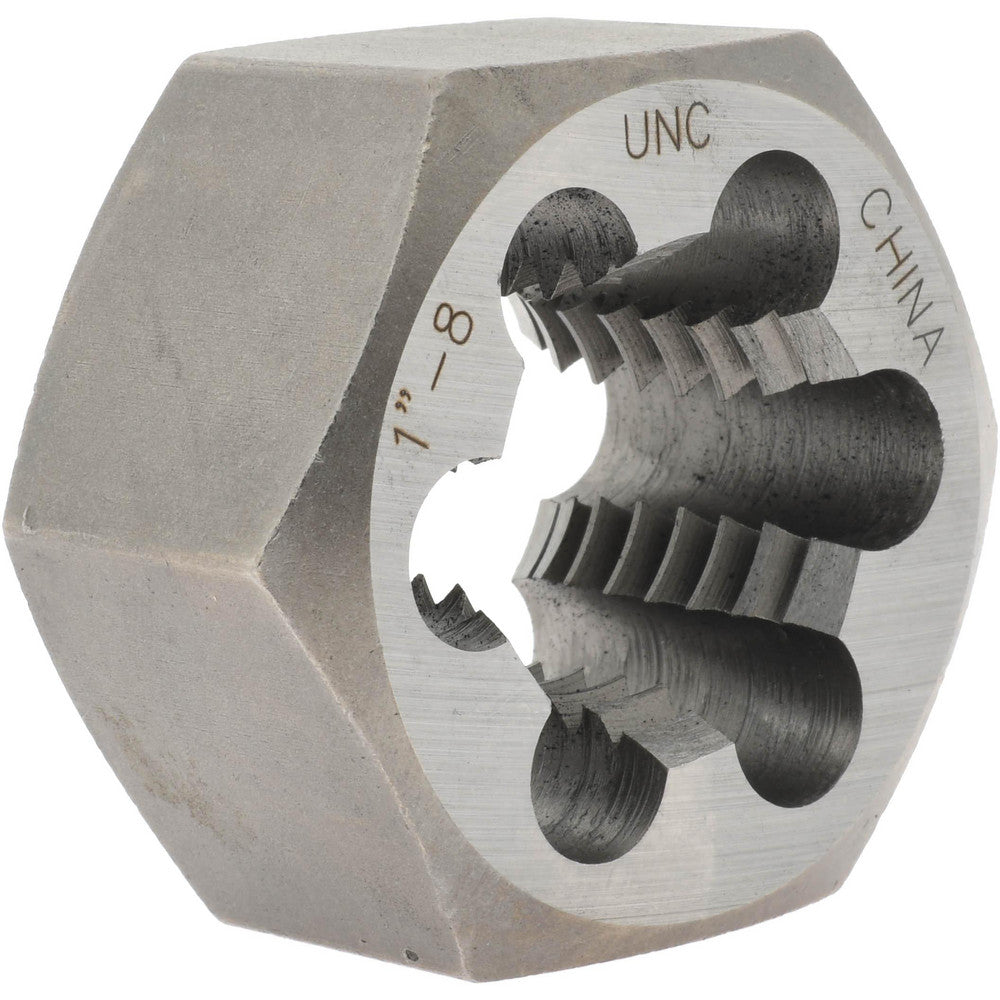 Value Collection 365-0641 Hex Rethreading Die 1-8, 1" Thick, Right Hand, Carbon Steel