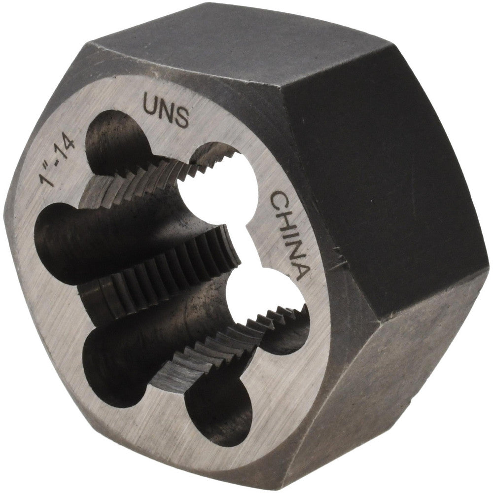 Value Collection 365-0643 Hex Rethreading Die 1-14, 1" Thick, Right Hand, Carbon Steel