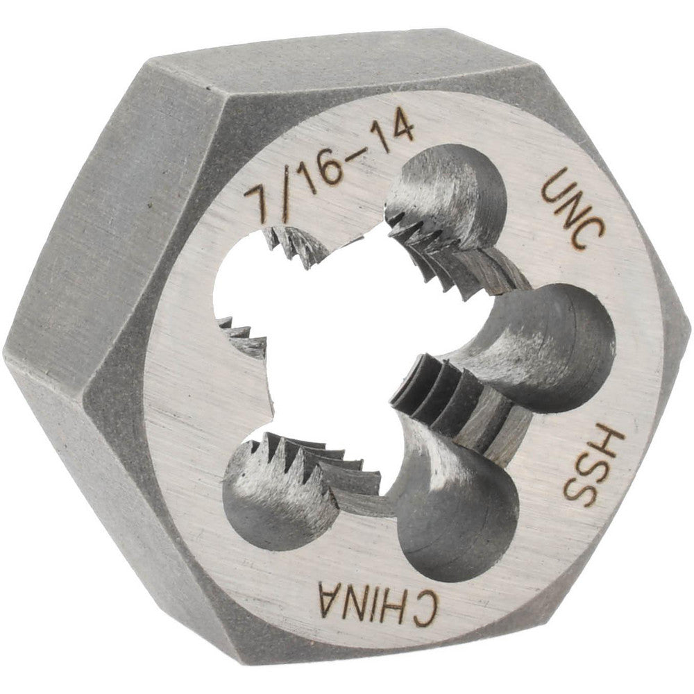 Value Collection 367-0281 Hex Rethreading Die 7/16-14, Right Hand, High-Speed Steel