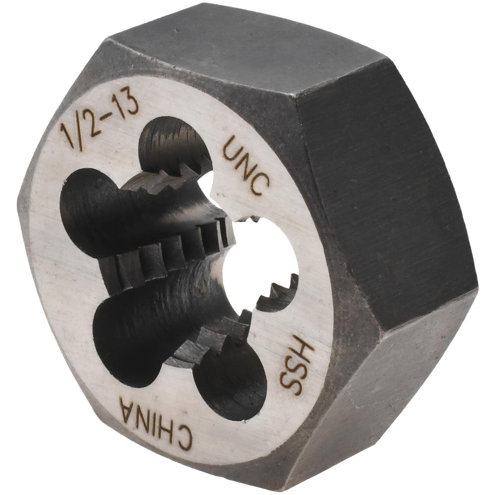 Value Collection 367-0321 Hex Rethreading Die 1/2-13, Right Hand, High-Speed Steel