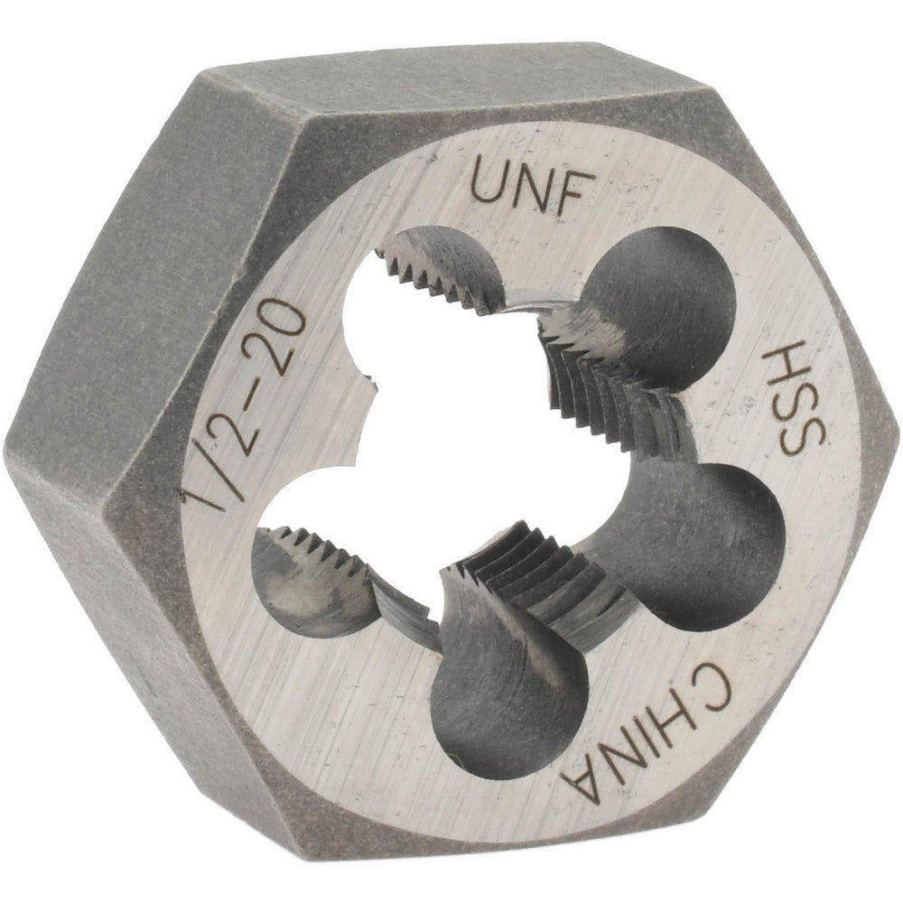 Value Collection 367-0322 Hex Rethreading Die 1/2-20, Right Hand, High-Speed Steel