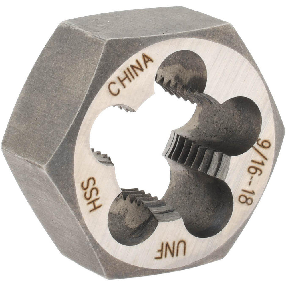 Value Collection 367-0362 Hex Rethreading Die 9/16-18, Right Hand, High-Speed Steel