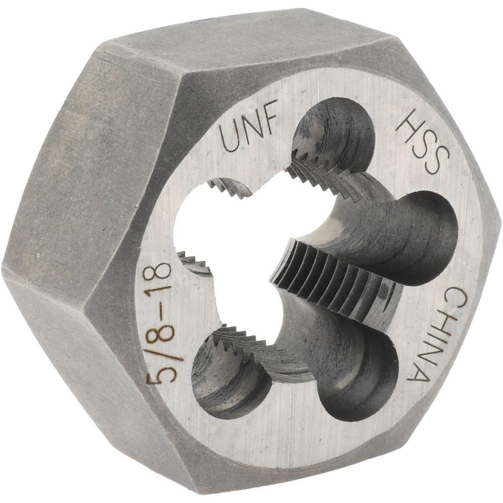 Value Collection 367-0402 Hex Rethreading Die 5/8-18, Right Hand, High-Speed Steel