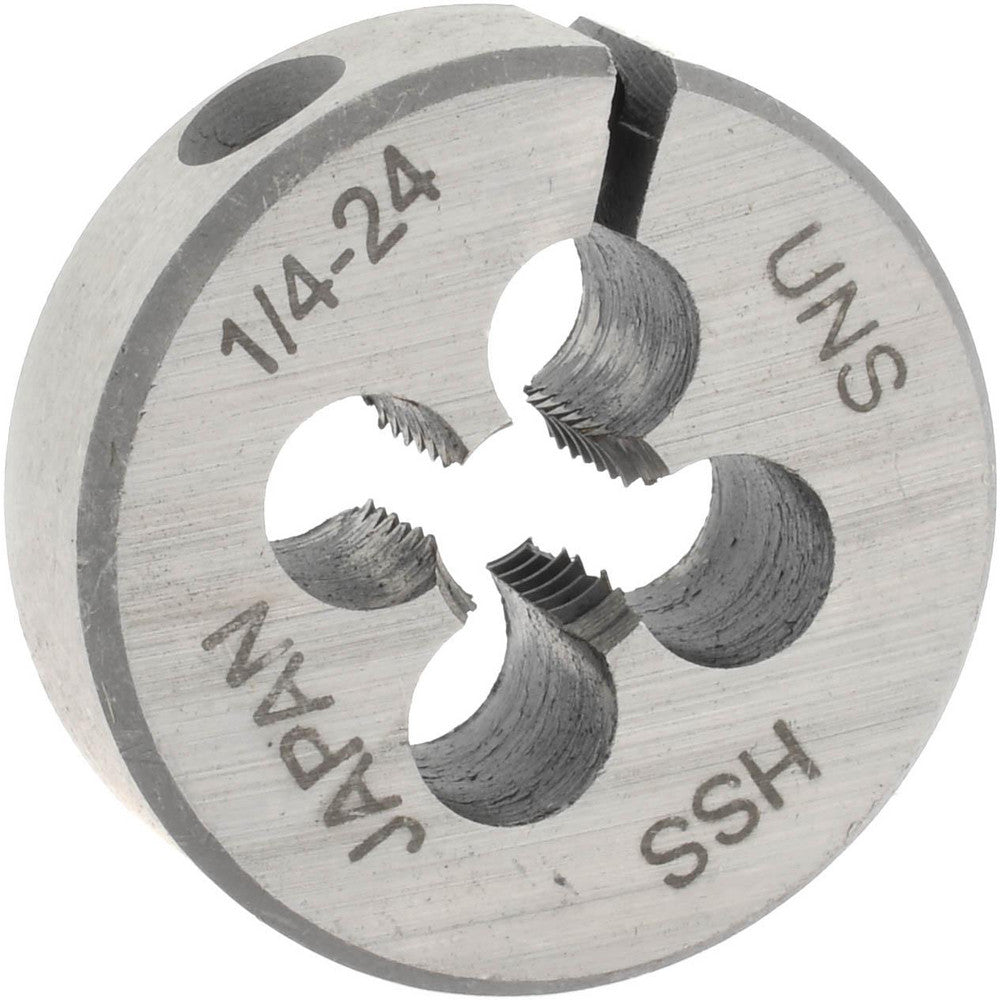 Value Collection 315-1121 Round Die 1/4-24, 1" OD, High Speed Steel