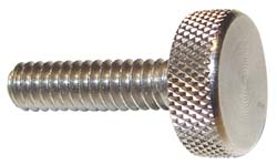 Morton Machine Works 4151 303 Stainless Steel Thumb Screw M4 x 0.7, Knurled Head