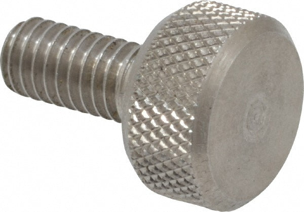 Morton Machine Works 4143 303 Stainless Steel Thumb Screw M4 x 0.7, Knurled Head