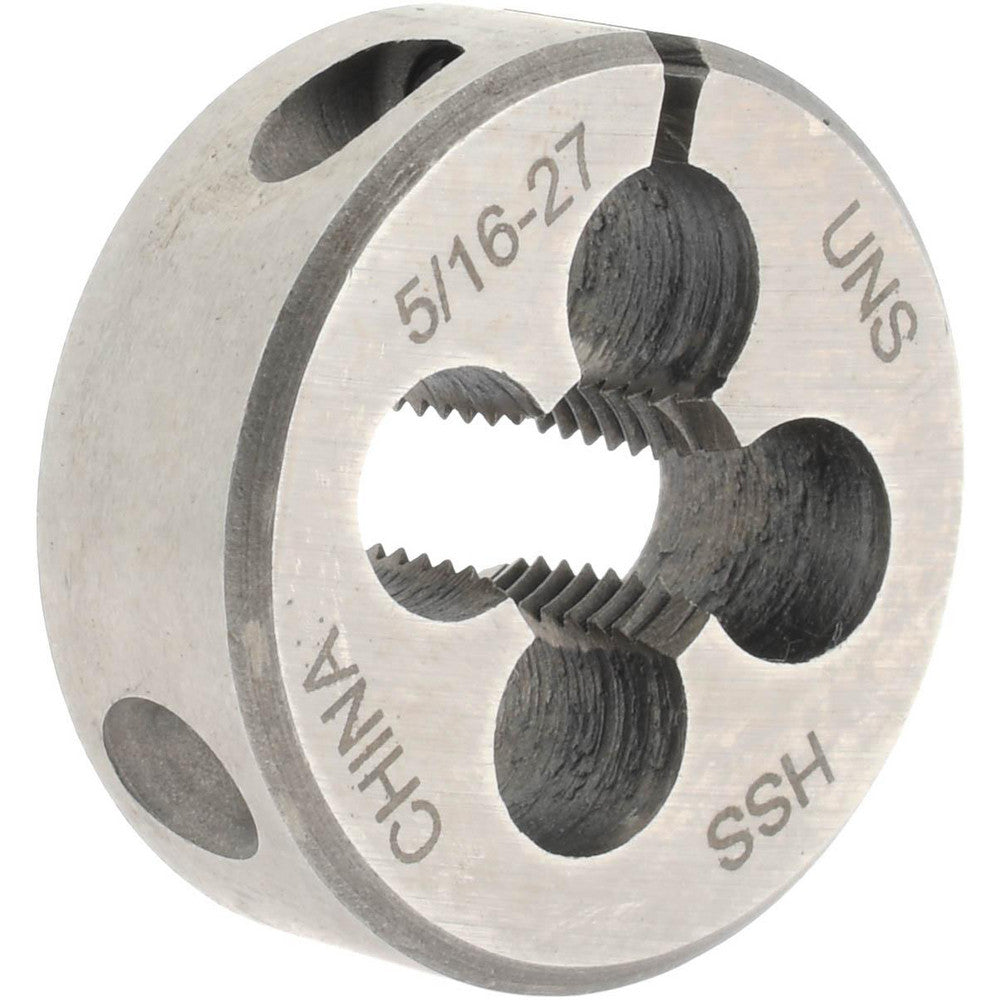 Value Collection 315-1133 Round Die 5/16-27, 1" OD, High Speed Steel