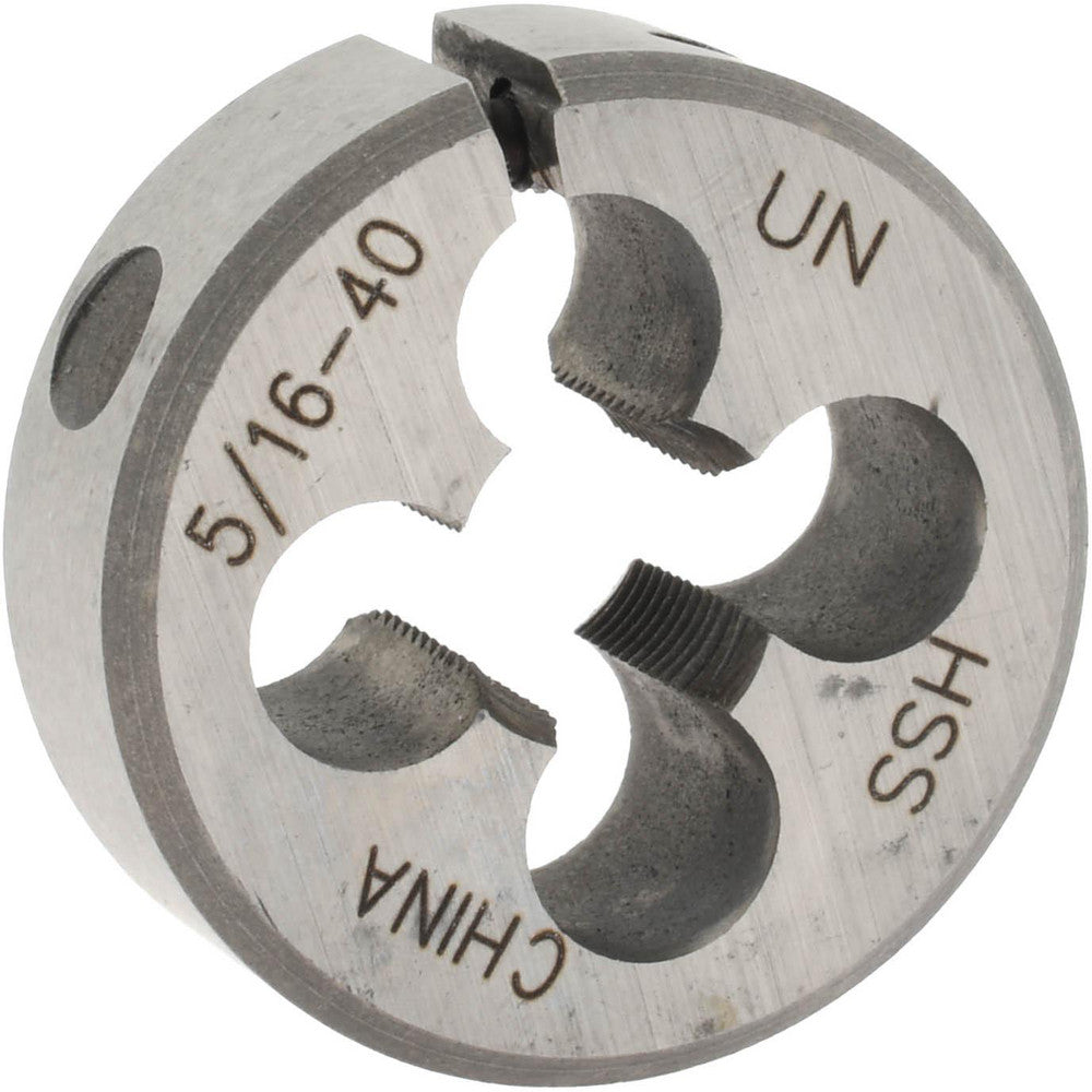 Value Collection 315-1137 Round Die 5/16-40, 1" OD, High Speed Steel