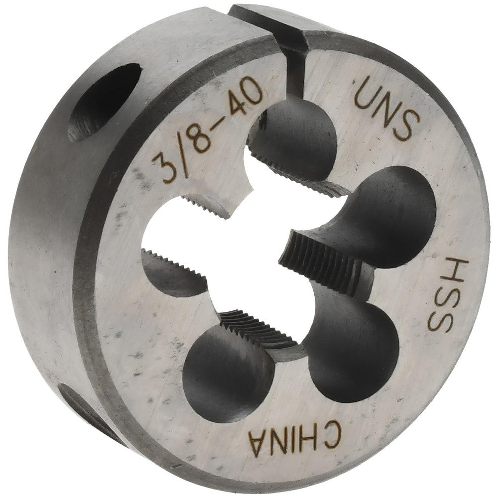 Value Collection 315-1147 Round Die 3/8-40, 1" OD, High Speed Steel