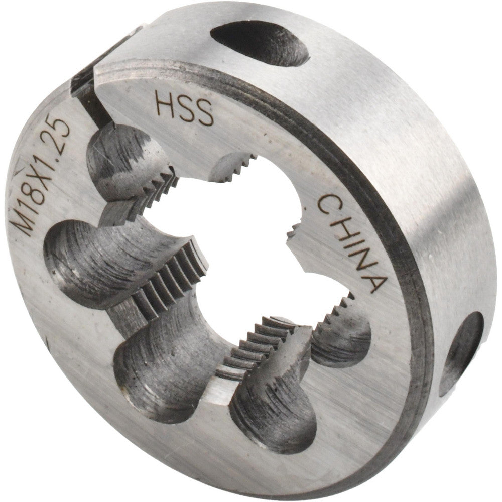 Value Collection 314-1743 Round Die M18x1.25, High Speed Steel