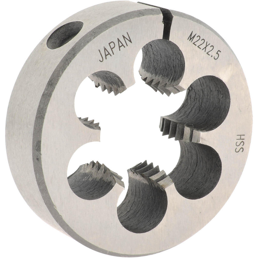 Value Collection 314-1836 Round Die M22x2.5, 2" OD, High Speed Steel