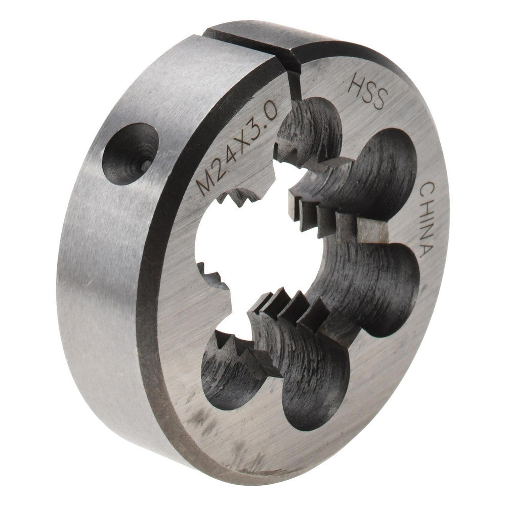 Value Collection 314-1844 Round Die M24x3, 2" OD, High Speed Steel
