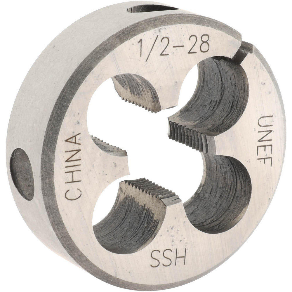 Value Collection 315-1232 Round Die 1/2-28, High Speed Steel