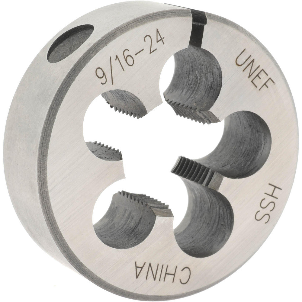 Value Collection 315-1242 Round Die 9/16-24, High Speed Steel