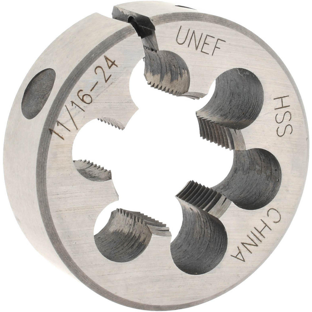 Value Collection 315-1265 Round Die 11/16-24, High Speed Steel