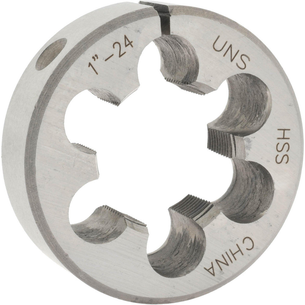 Value Collection 315-1344 Round Die 1-24, 2" OD, High Speed Steel