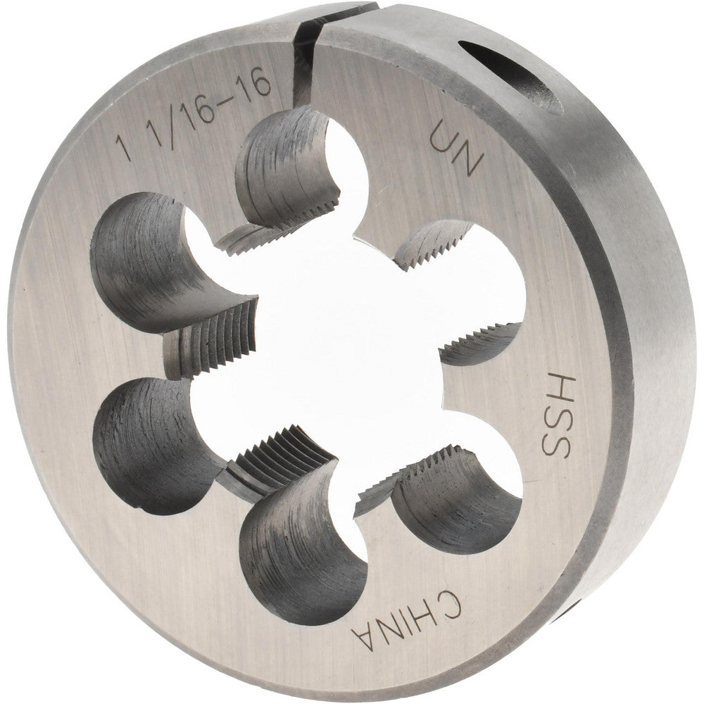 Value Collection 315-1413 Round Die 1-1/16-16, High Speed Steel