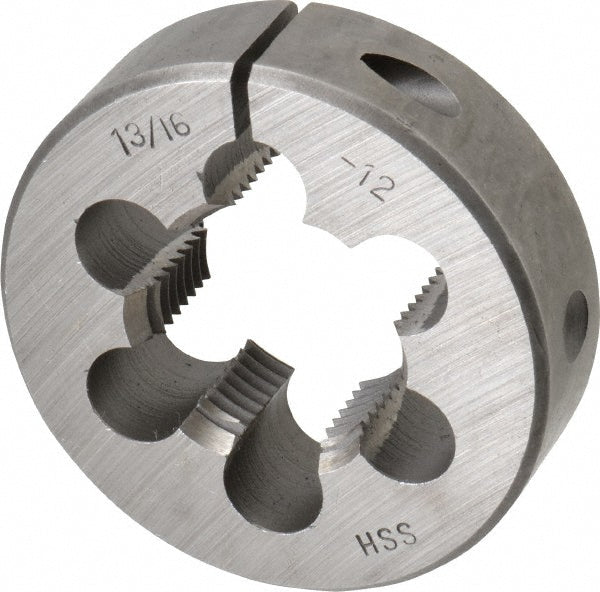 Value Collection 315-1530 Round Die 1-3/16-12, High Speed Steel