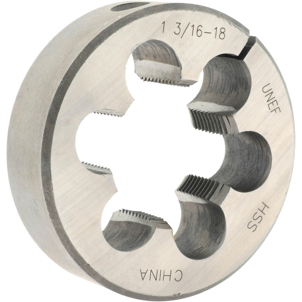 Value Collection 315-1532 Round Die 1-3/16-18, High Speed Steel