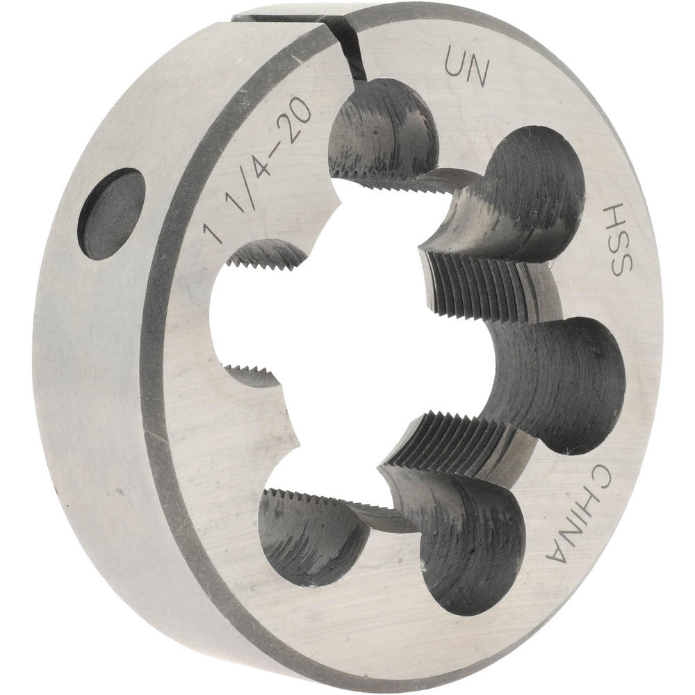 Value Collection 315-1545 Round Die 1-1/4-20, High Speed Steel