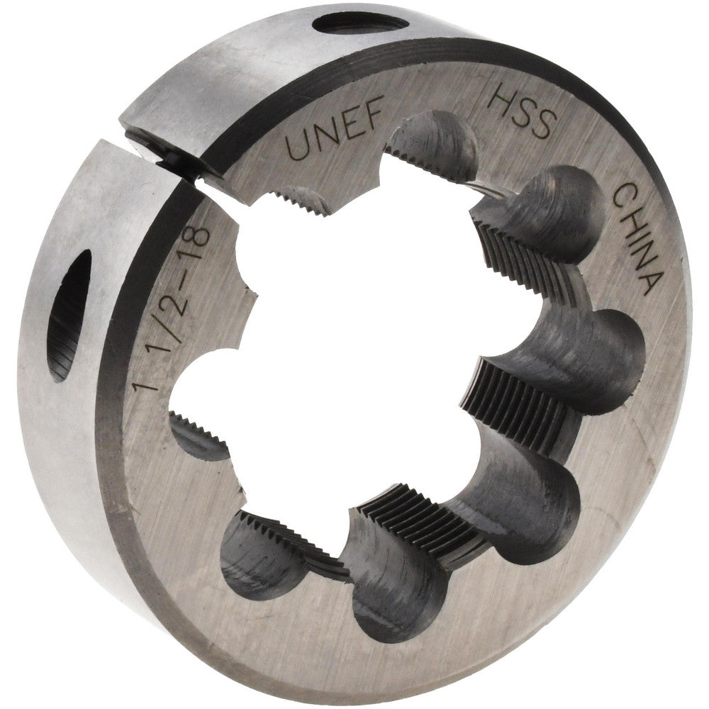 Value Collection 315-1583 Round Die 1-1/2-18, High Speed Steel