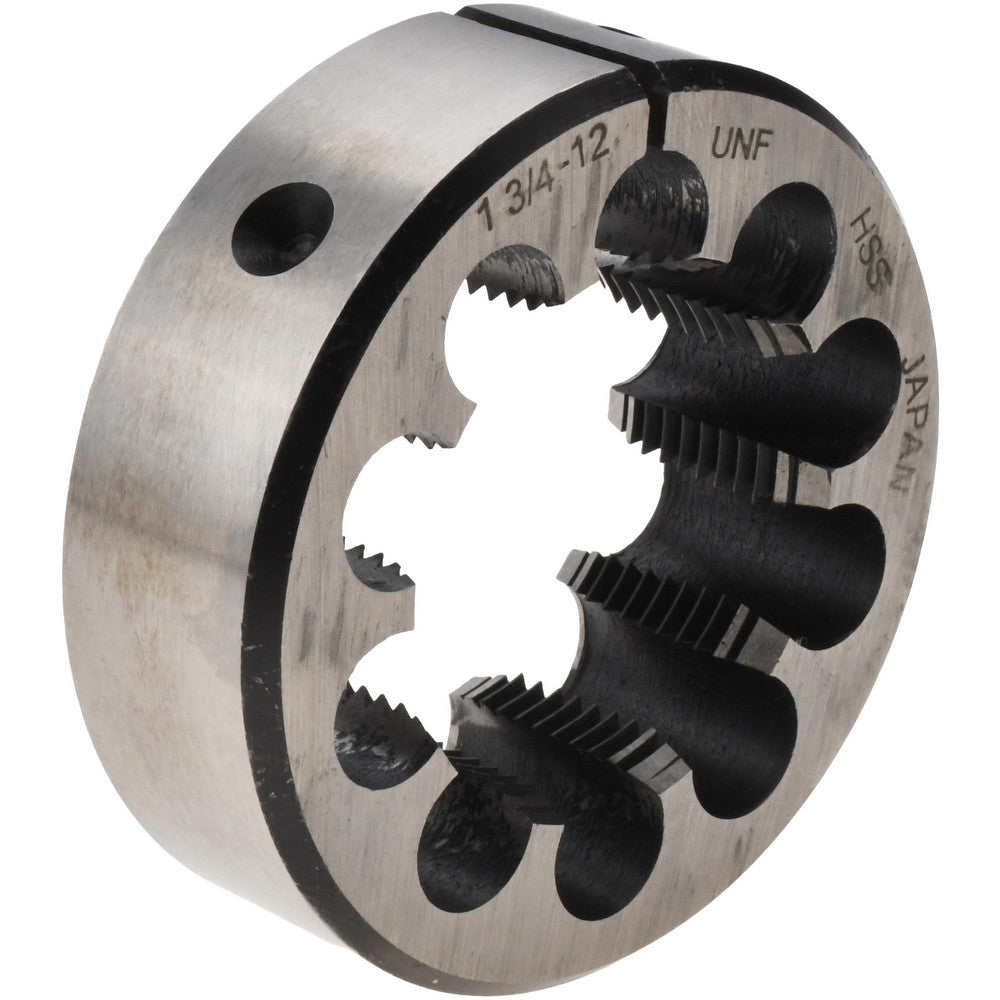 Value Collection 315-1643 Round Die 1-3/4-12, 3" OD, High Speed Steel