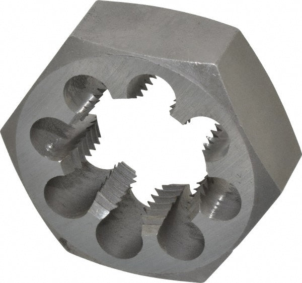 Value Collection 365-1324 Hex Rethreading Die 1-1/2-8, 1" Thick, Right Hand, Carbon Steel