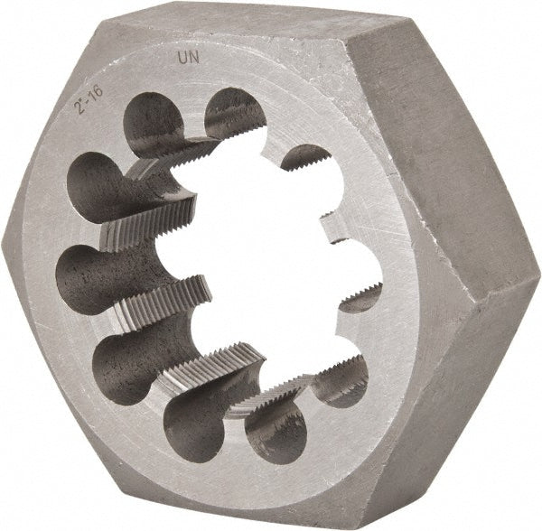 Value Collection 365-2007 Hex Rethreading Die 2-16, Right Hand, Carbon Steel