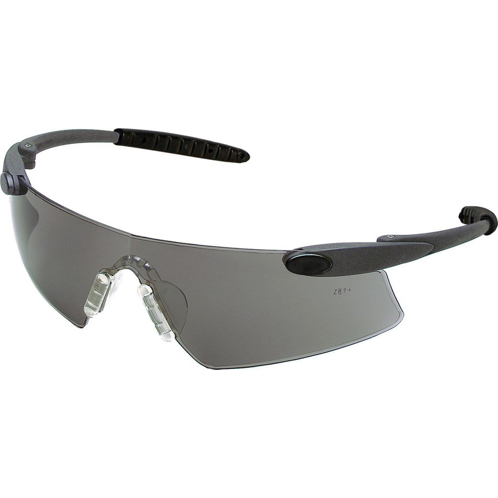 MCR Safety DS112 Safety Glasses Scratch-Resistant, Polycarbonate, Gray Lenses, Frameless