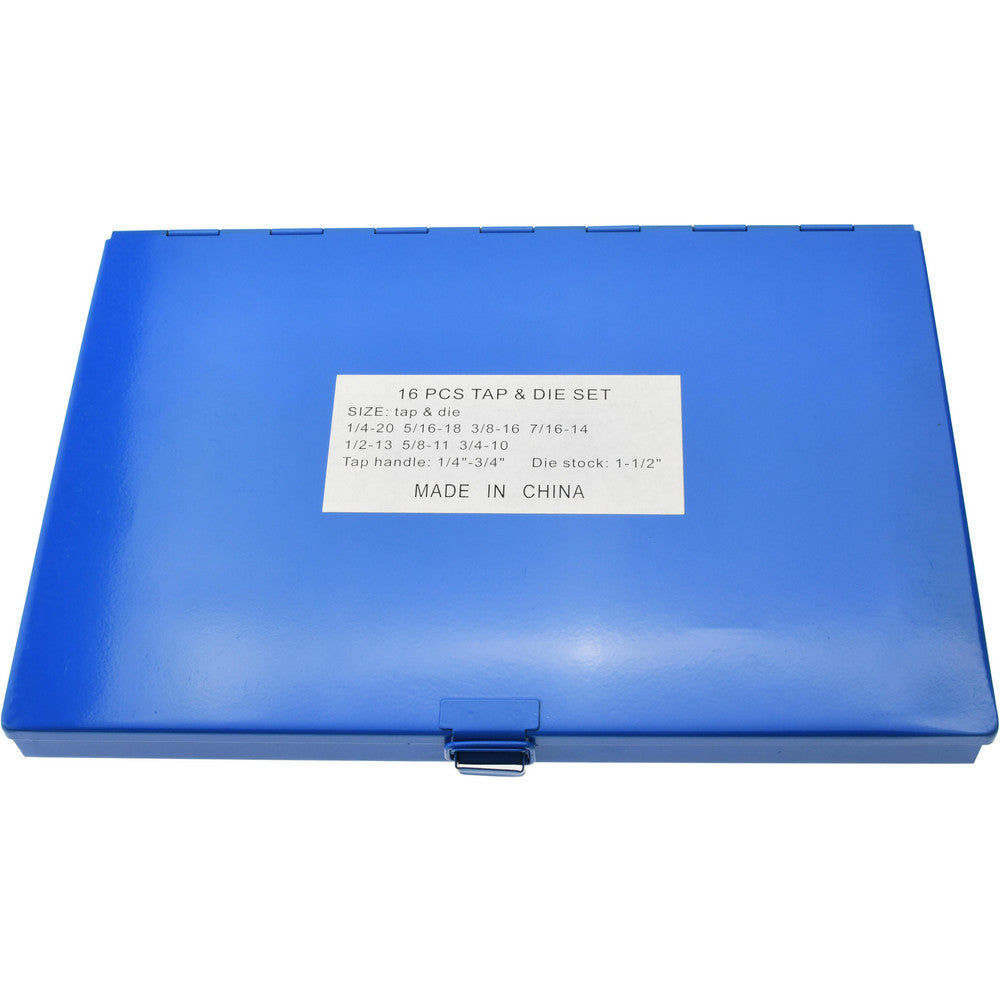 Value Collection CCT1562 Tap & Die Set 1/4-20 to 3/4-10 Taps, UNC