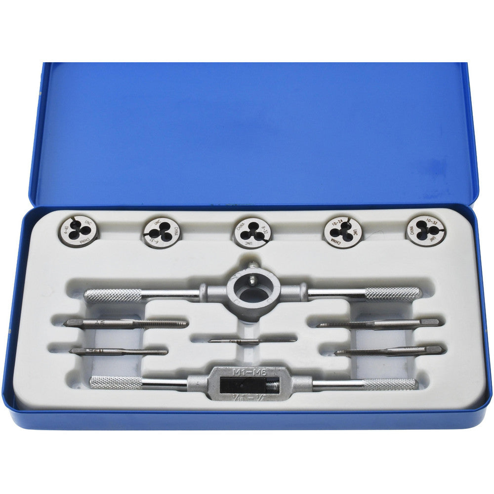 Value Collection CCT1592 Tap & Die Set #4-40 to #10-32 Taps, #4-40 to #10-32 Dies, UNC & UNF