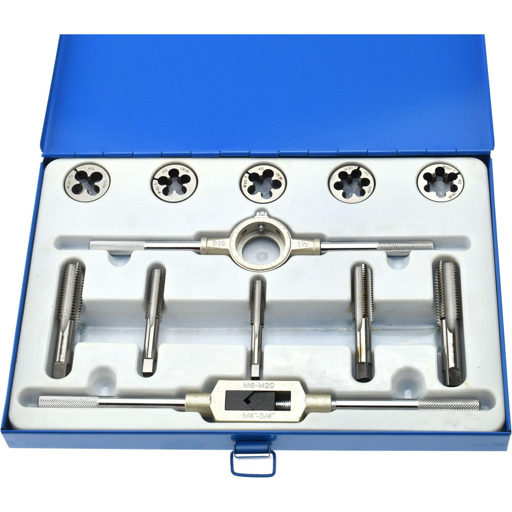 Value Collection CCT1596 Tap & Die Set M12 x 1.75 to M20 x 2.5 Taps, Metric Coarse