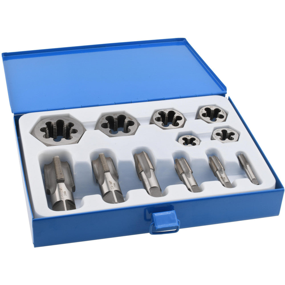 Value Collection CCT1594 Tap & Die Set 1/8-27 to 1 - 11-1/2 Taps, 1/8-27 to 1 - 11-1/2 Dies, NPT