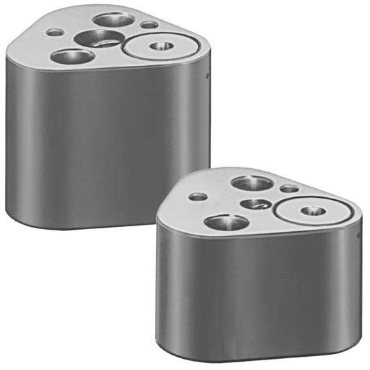 Dayton Lamina HRT50 Dayton Progress, 1/2" Shank Diam, 2" Base Length x 1.97" Base Width x 1-5/8" Base Height, 3/8-16 Thread, Alloy Steel Mold Punch Retainer