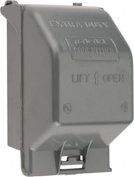Thomas & Betts CKMUV Receptacle Electrical Box Cover Aluminum
