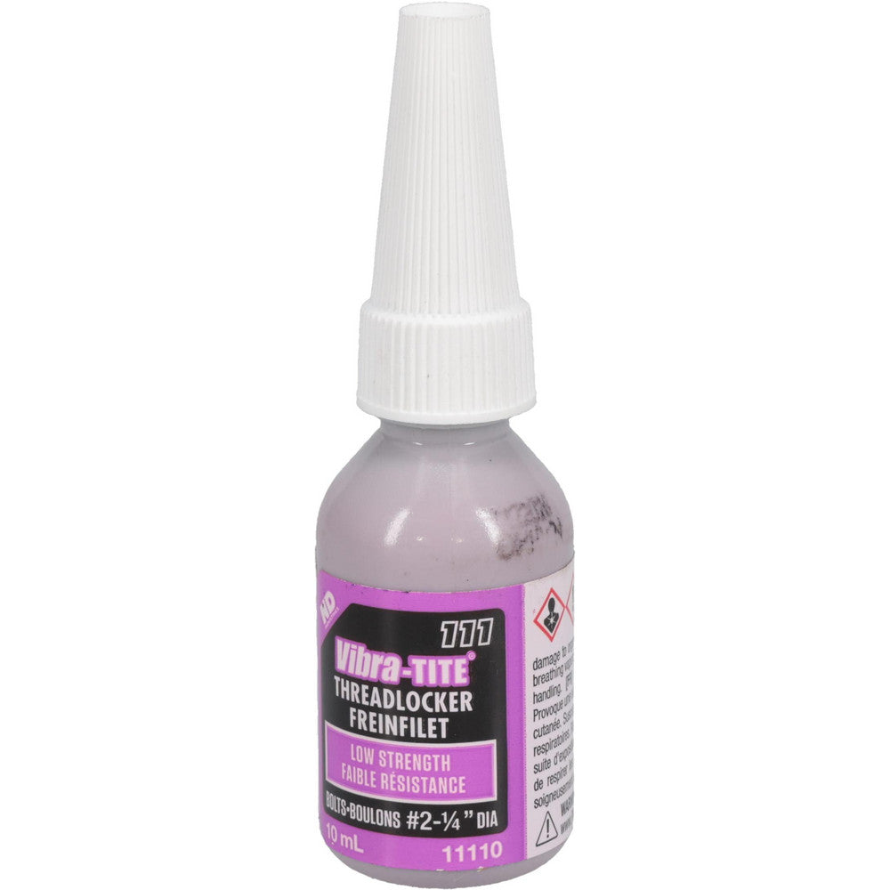 Vibra-Tite 11110 Threadlocker Purple, Liquid, 10 mL, Bottle