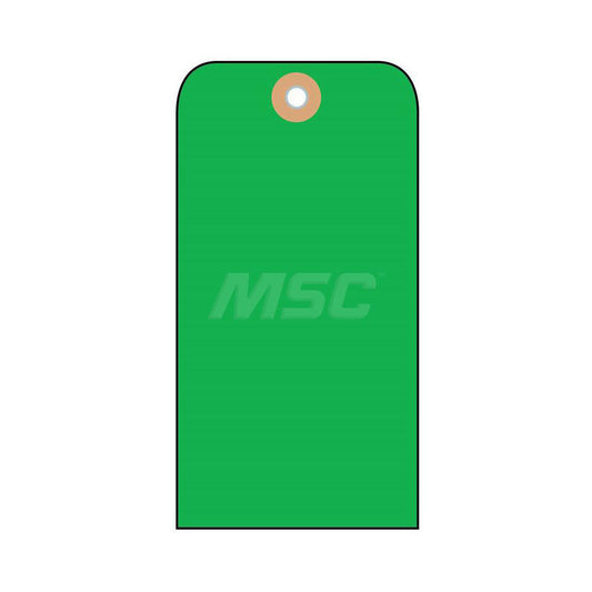 AccuformNMC BPT5G Blank Tag Rectangle, 1-7/8" High, 3-3/4" Wide, Synthetic Paper, "Blank"