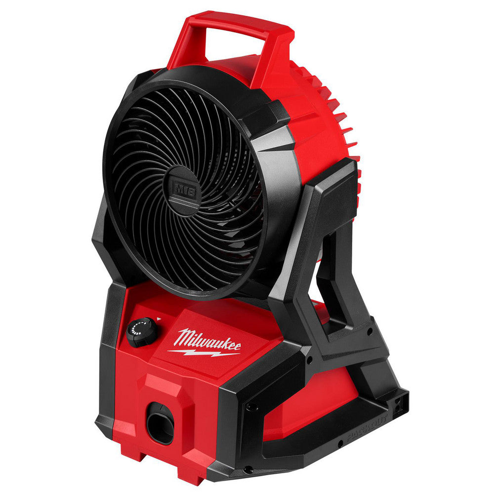 Milwaukee Tool 0818-20 Cordless Jobsite Fans Fan Diameter 7in  Air Flow 850CFM  Number Of Blades 3  Oscillation No  Number Of Speeds Variable  Battery Included No