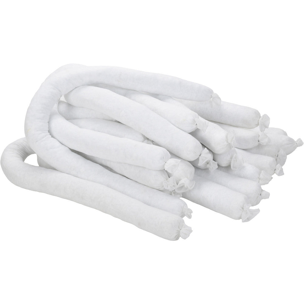 PRO-SAFE CEP-PS12 Sock Oil Only, 3" Dia, 4" OAL, 14 gal Absorption, Polypropylene, White