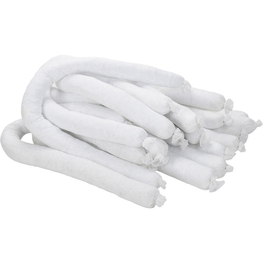 PRO-SAFE CEP-PS12 Sock Oil Only, 3" Dia, 4" OAL, 14 gal Absorption, Polypropylene, White