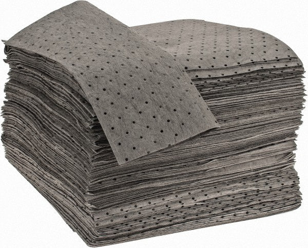 PRO-SAFE CEP-UQ200 Sorbent Pad Universal Use, 15" Wide, 17" Long, 44 gal, Gray