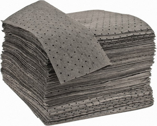 PRO-SAFE CEP-UQ200 Sorbent Pad Universal Use, 15" Wide, 17" Long, 44 gal, Gray