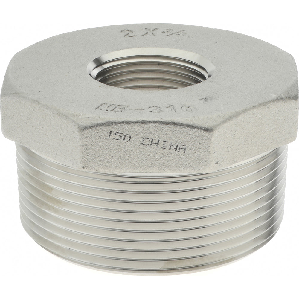 Merit Brass K614-3212 Pipe Bushing 2 x 3/4", 316 Stainless Steel