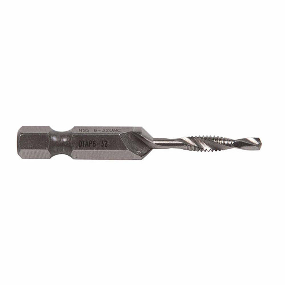 Greenlee DTAP6-32 Combination Drill Tap #6-32, 2B, 2 Flutes, High Speed Steel