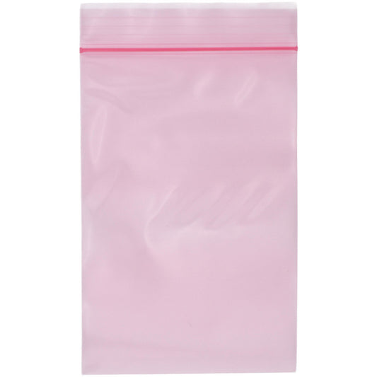 LK FASST40406 Anti-Static Poly Bag 4 mil Thick, 4" OAW