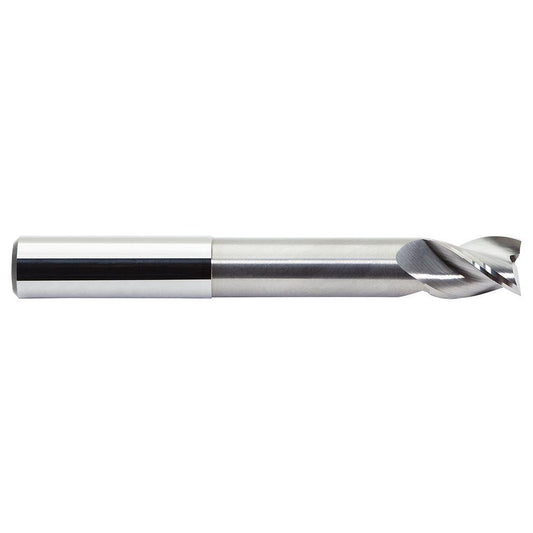 M.A. Ford 13837513NR.015 Corner Radius End Mill 3/8" Dia, 5/8" LOC, 0.015" Radius, 3 Flutes, Solid Carbide