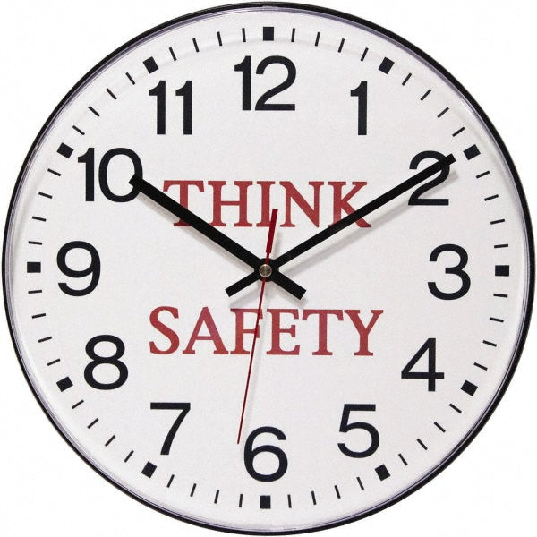 Infinity Instruments 90/00TS-1 11-1/2" Dia, White Face, Dial Wall Clock