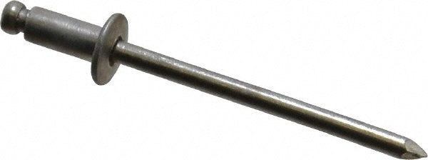 Marson M40212 Open End Blind Rivet Button Head, Aluminum Body, Aluminum Mandrel
